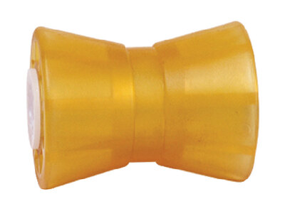 POLY KEEL ROLLERS (TIEDOWN ENGINEERING) 10 5/8" 5" Amber Center Guide